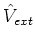 $\hat{V}_{ext}$