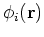 $\phi_i({\bf r})$