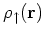 $\rho_\uparrow({\bf r})$