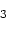 $\kern-.15em \lower .25ex \hbox{\the\scriptfont0 3}$