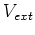 $V_{ext}$