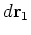$d{\bf r}_1$
